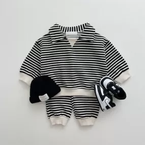 2 Pieces Set Baby Kid Boys Striped Tops And Pants Wholesale 231130140