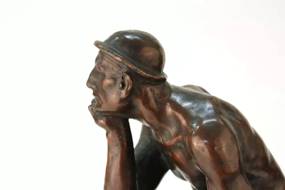 Art Deco Sculpture of an Industry Worker