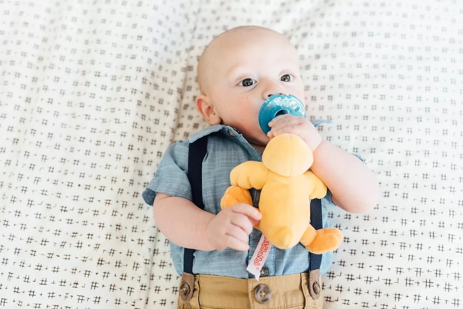 Baby Yellow (Orange) Duck WubbaNub