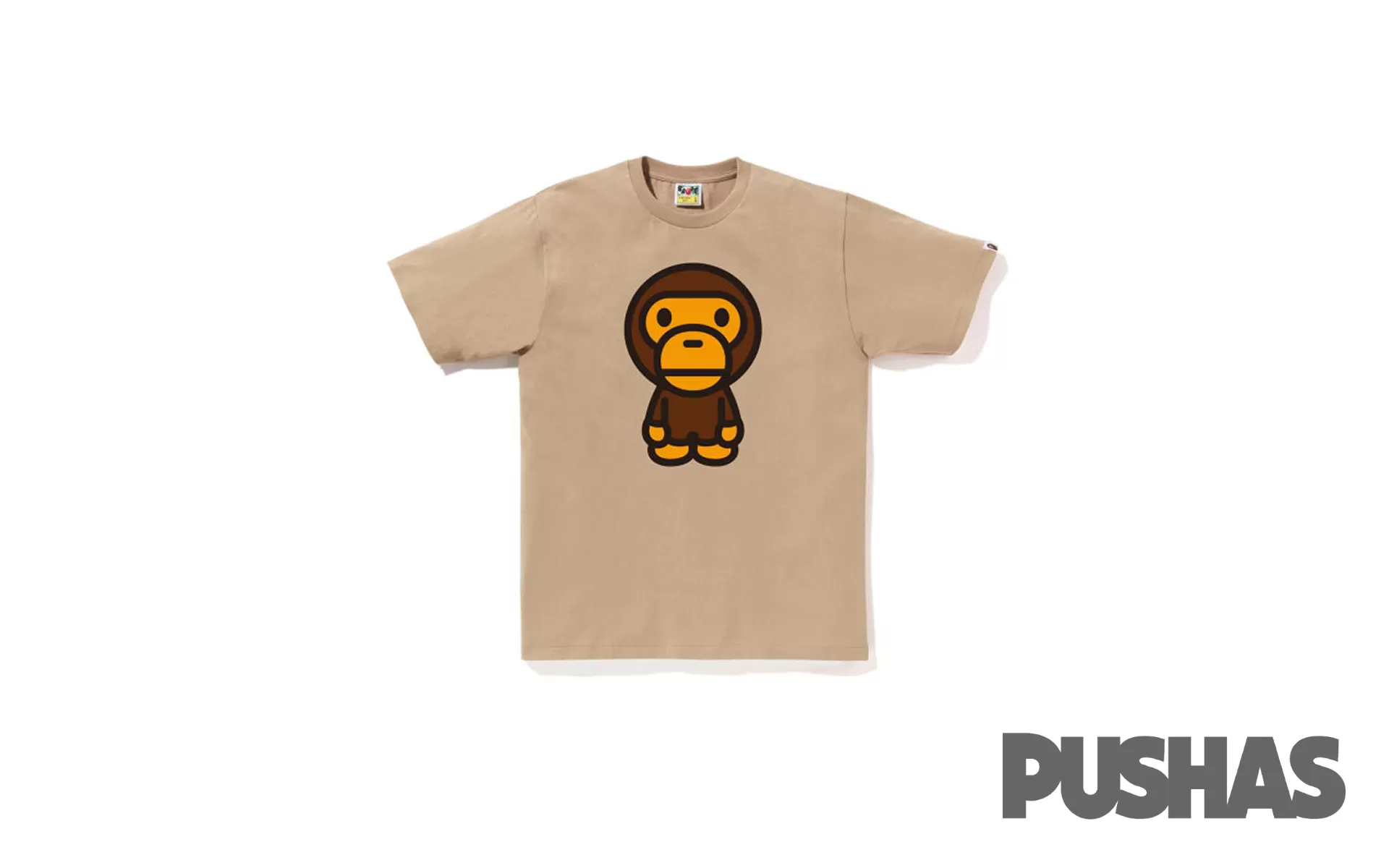 Bape Big Baby Milo T-Shirt 'Beige' (2023)