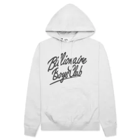 BB Script Hoodie - Heather Grey