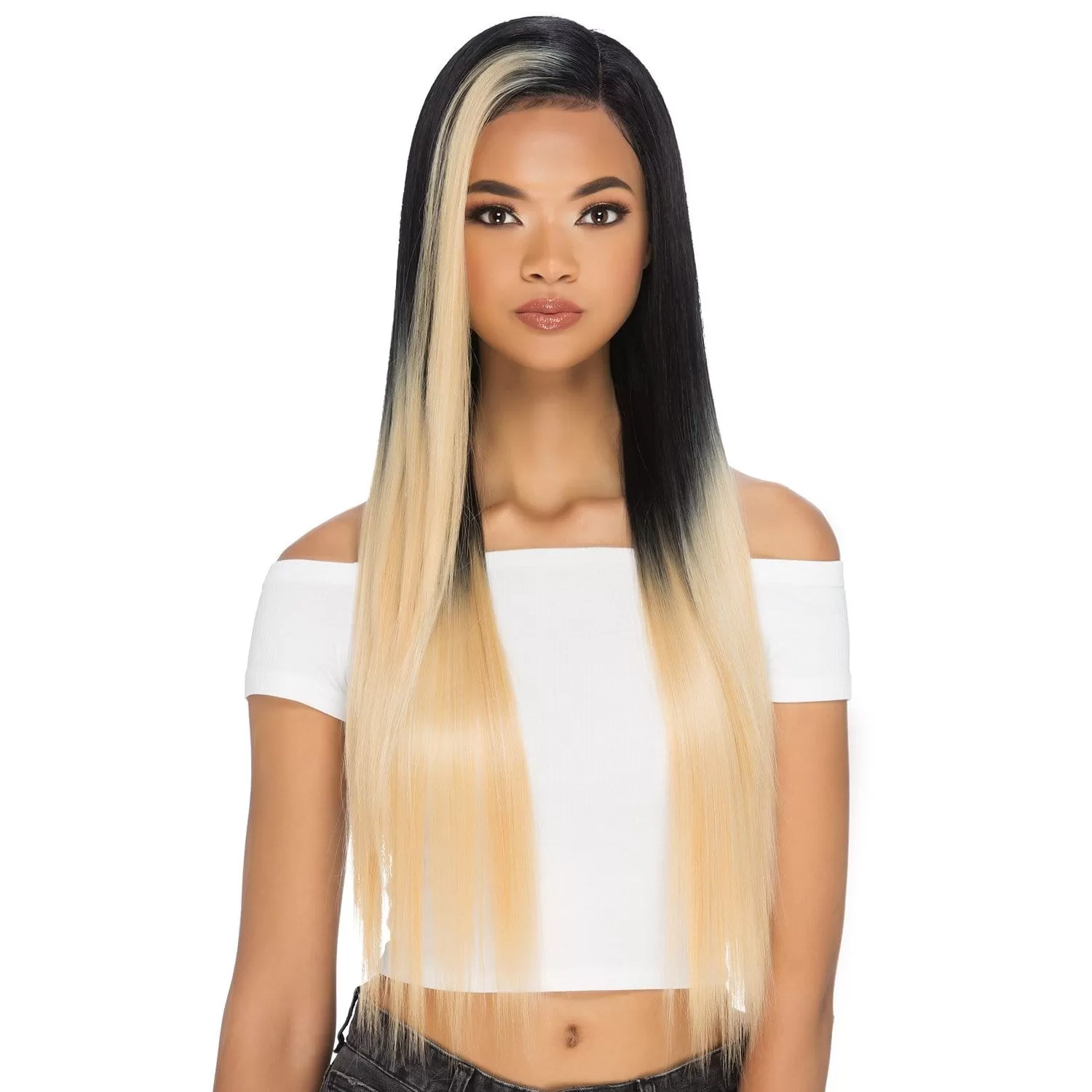 BLONDIE | Synthetic Natural Baby Hair Swiss Lace Front Wig