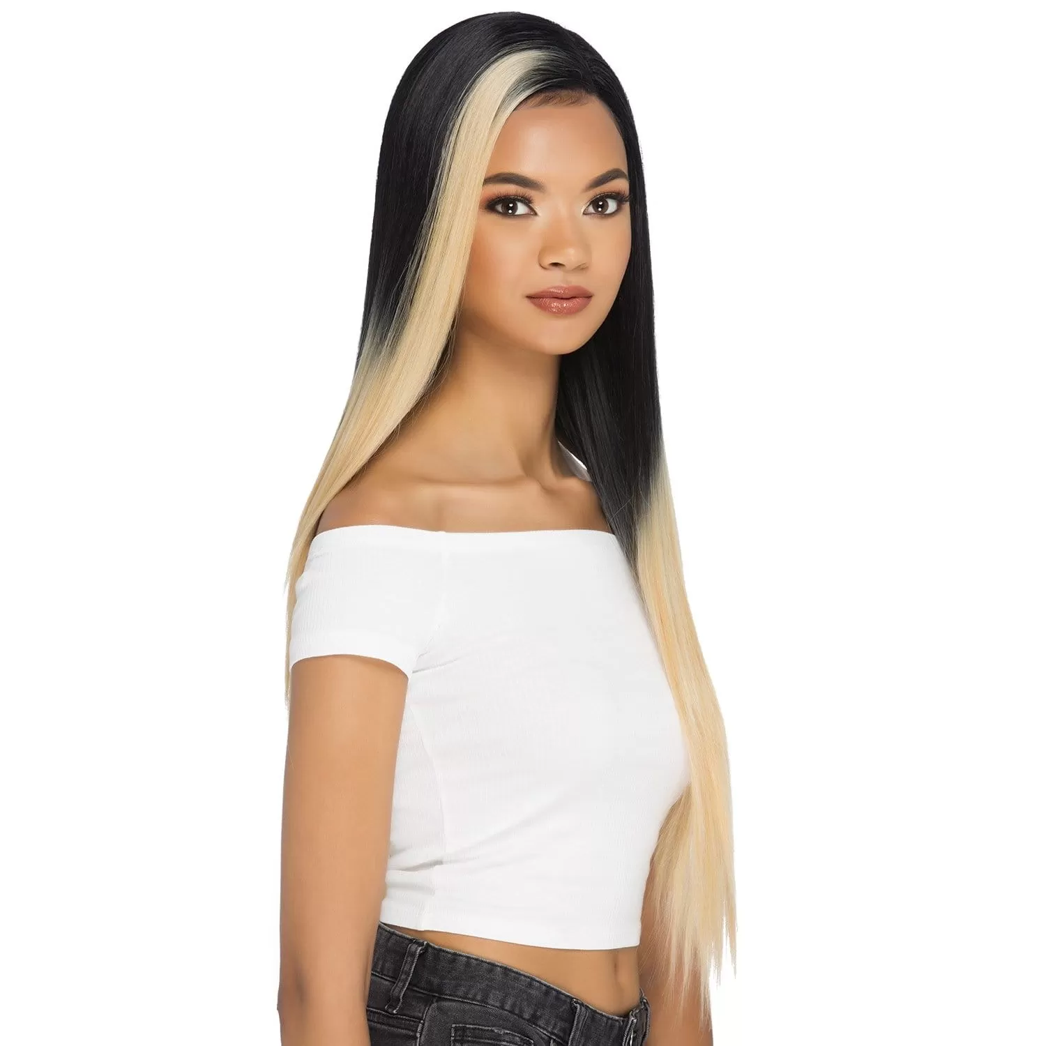 BLONDIE | Synthetic Natural Baby Hair Swiss Lace Front Wig