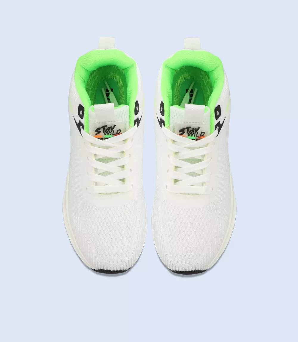 BM6210-WHITE/GREN-Men Sports Shoes