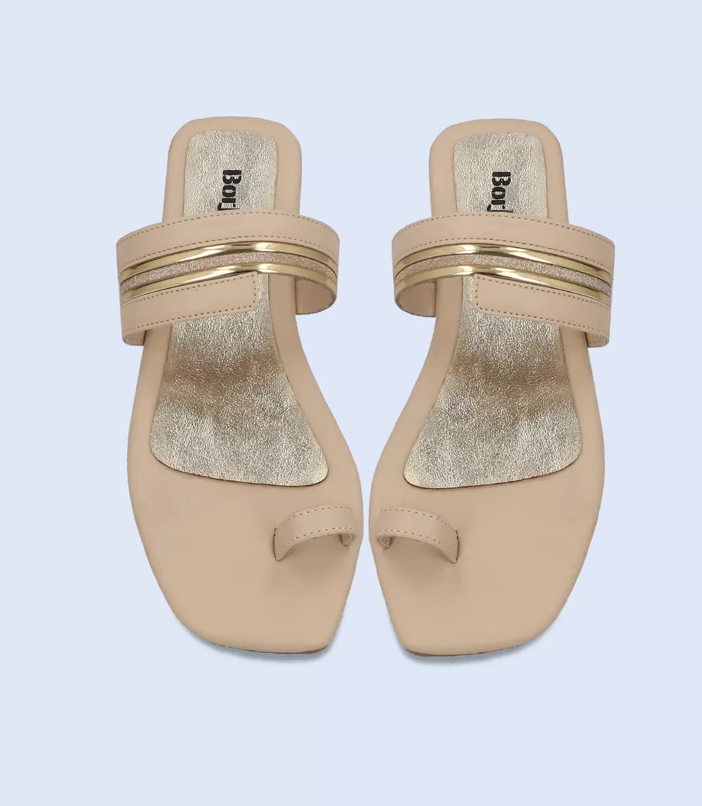 BW8042-FAWN-Women Casual Chappal