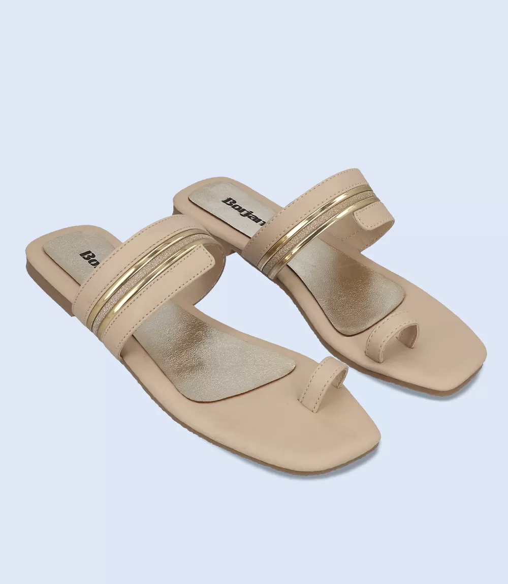 BW8042-FAWN-Women Casual Chappal