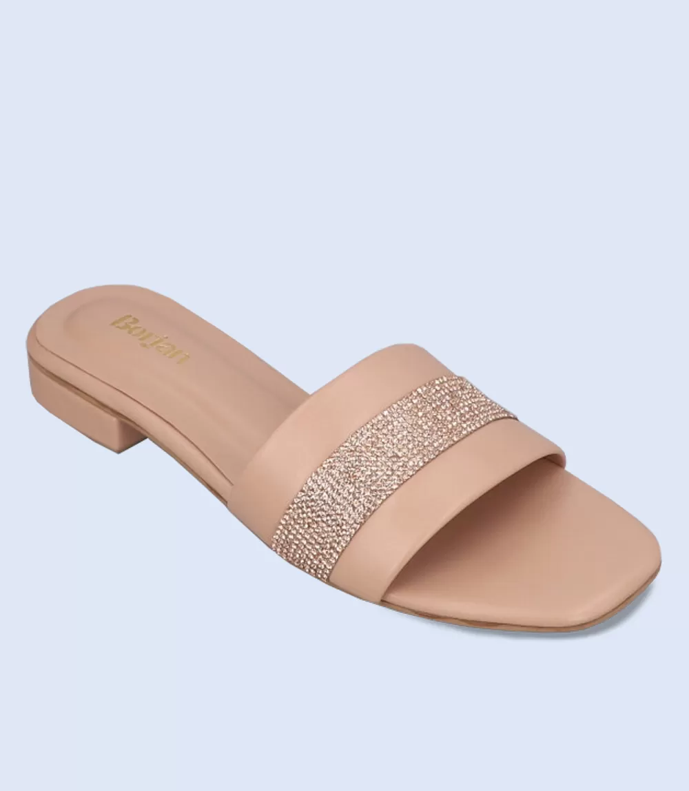 BW9339-PINK-Women Casual Slippers