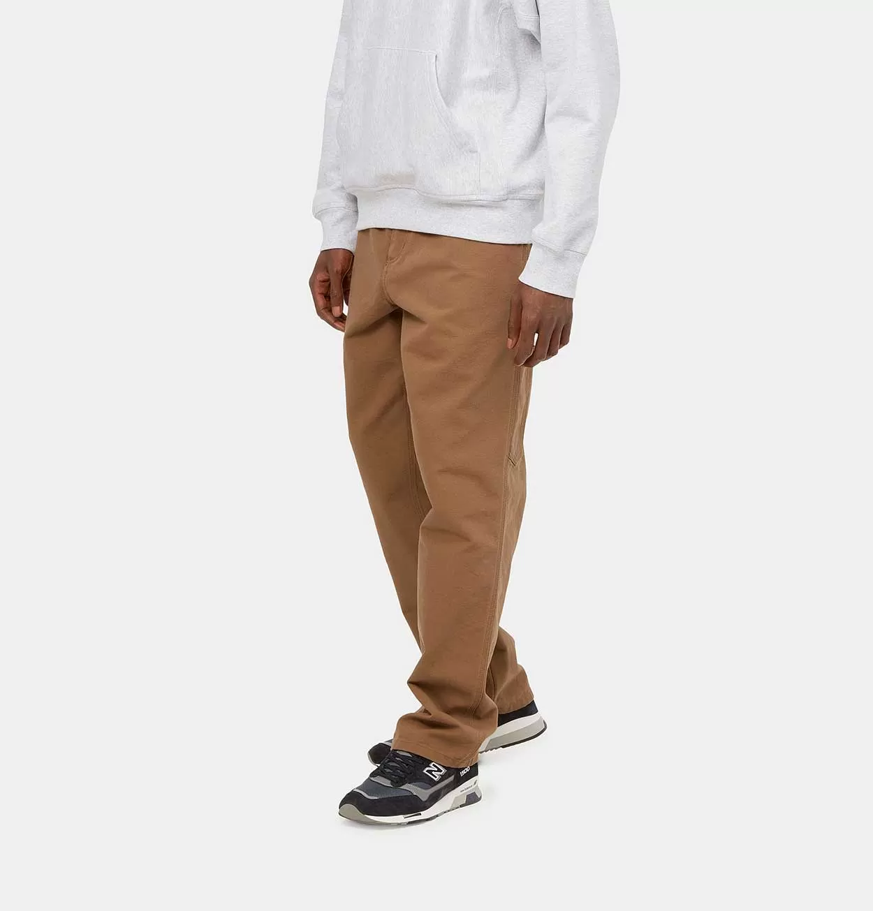 Carhartt WIP Single Knee Pant in Hamilton Brown Rinsed