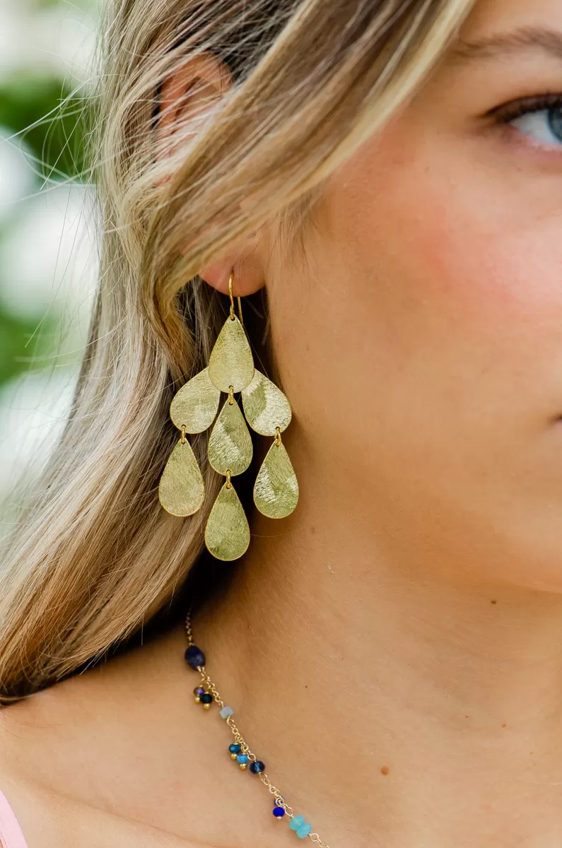 Carola Raindrop Chandelier Earrings