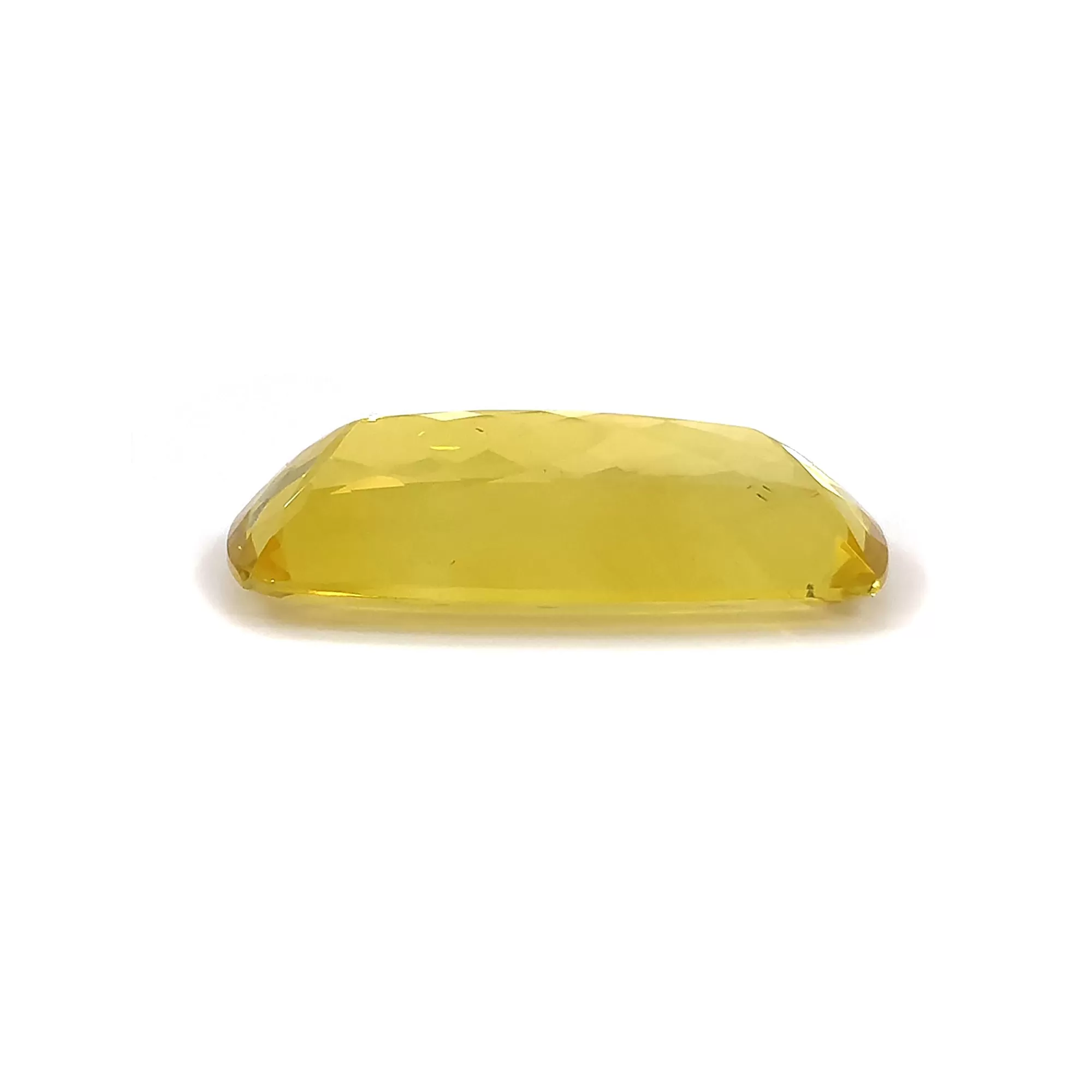 CITRINE Gemstone Normal Cut : 53.05cts Natural Untreated Unheated Yellow Citrine Cushion Shape 38*22mm