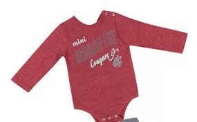 Colosseum Girls Crimson Long Sleeve Onesie