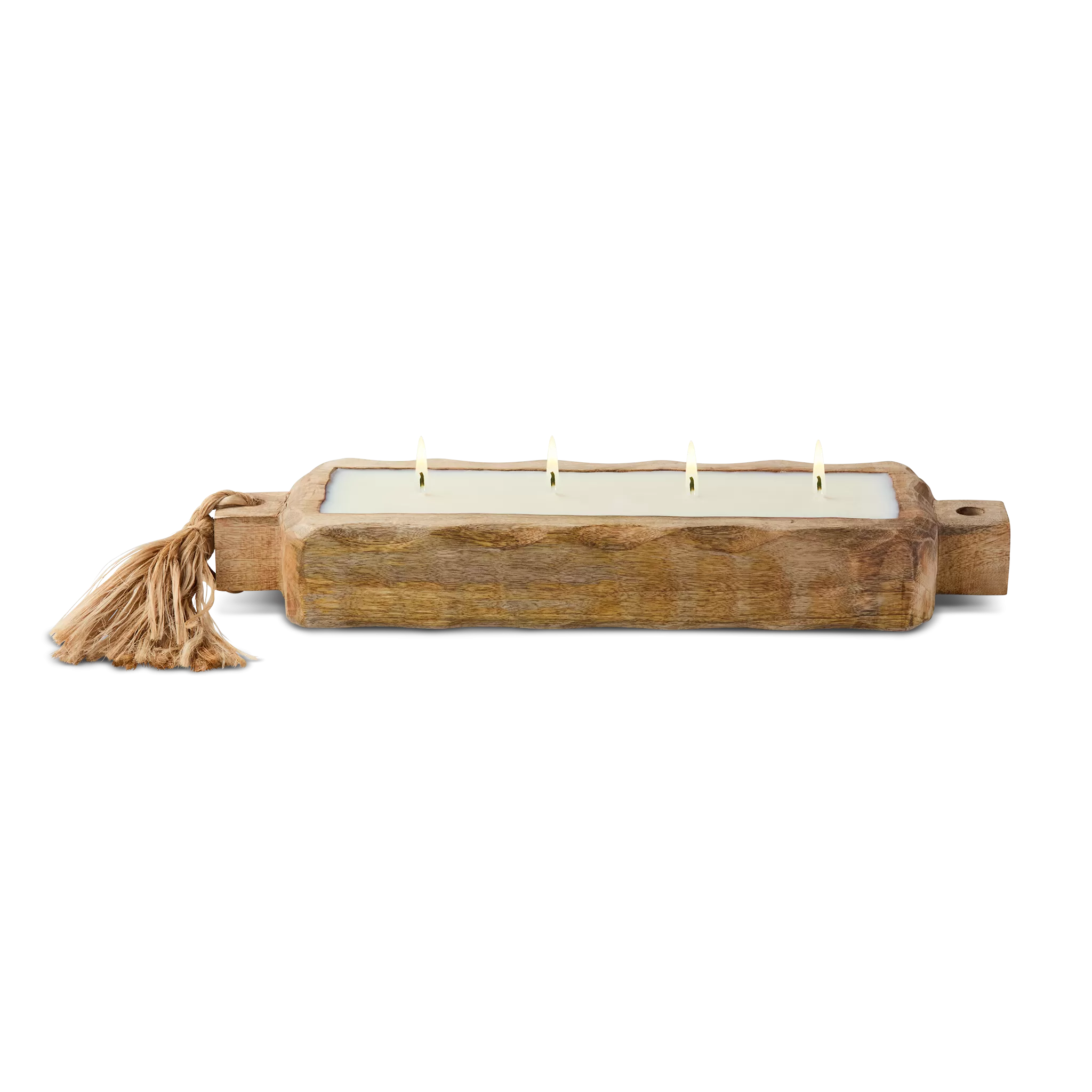 Driftwood Candle Tray 44Oz :: Brown