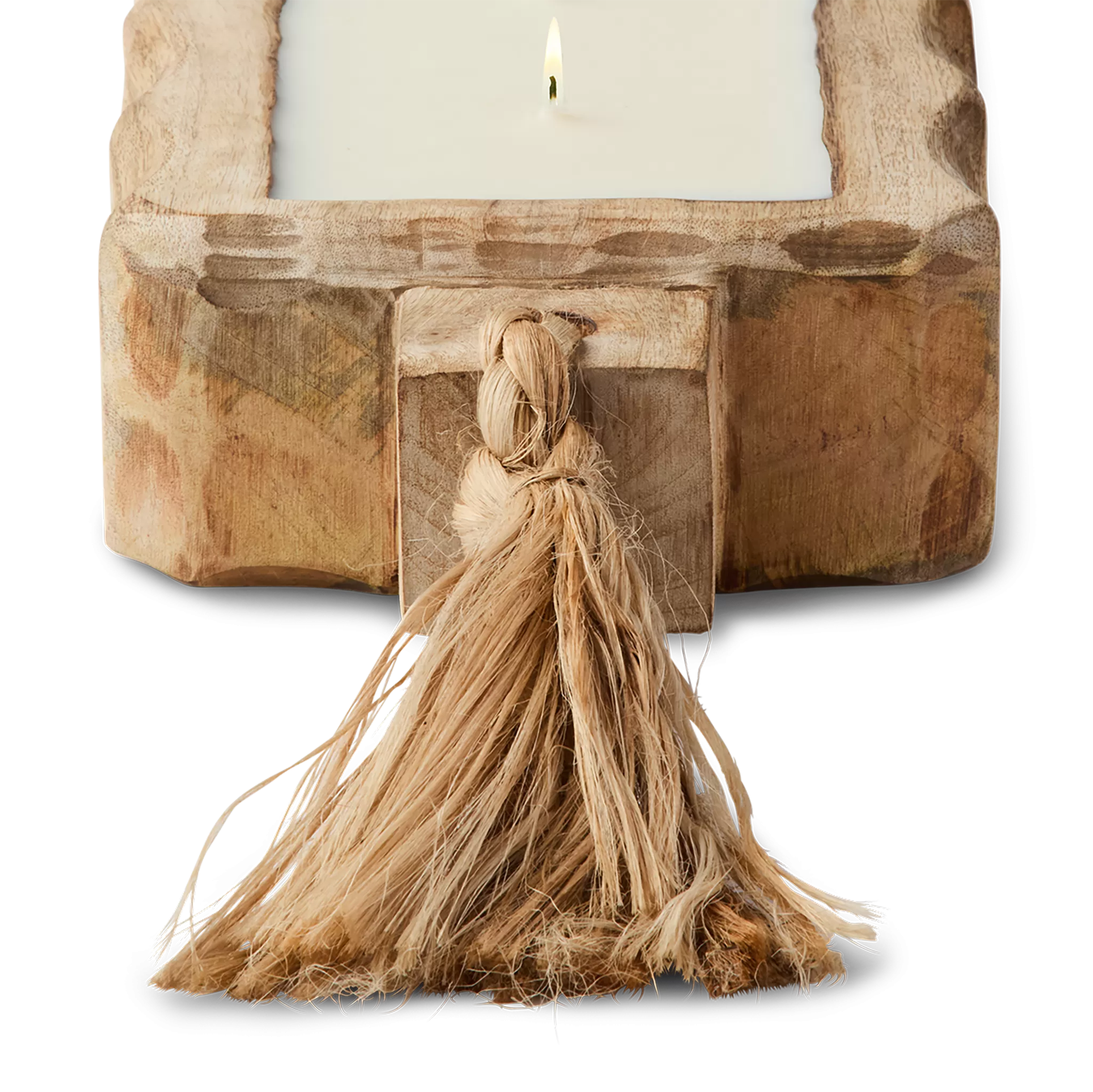 Driftwood Candle Tray 44Oz :: Brown