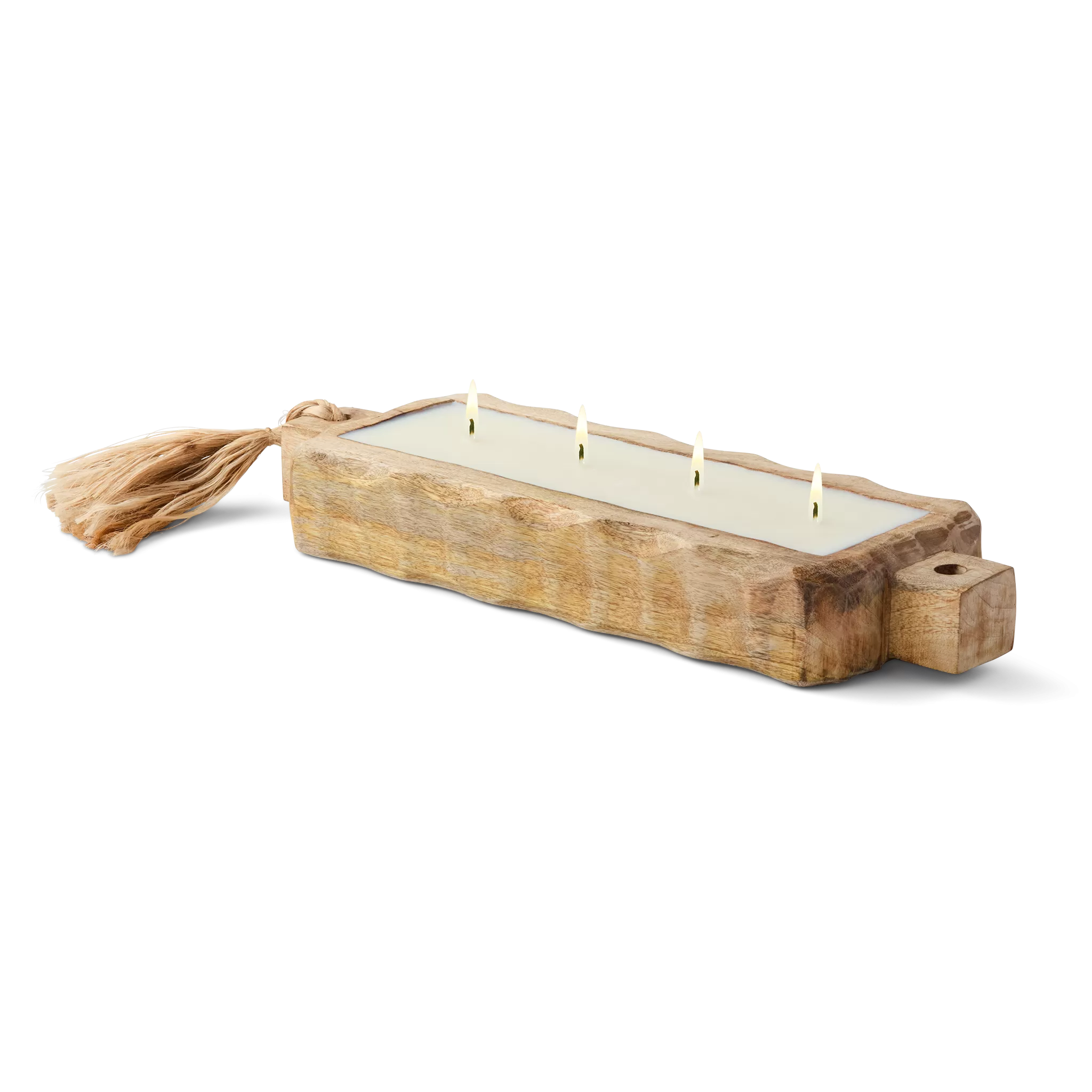 Driftwood Candle Tray 44Oz :: Brown