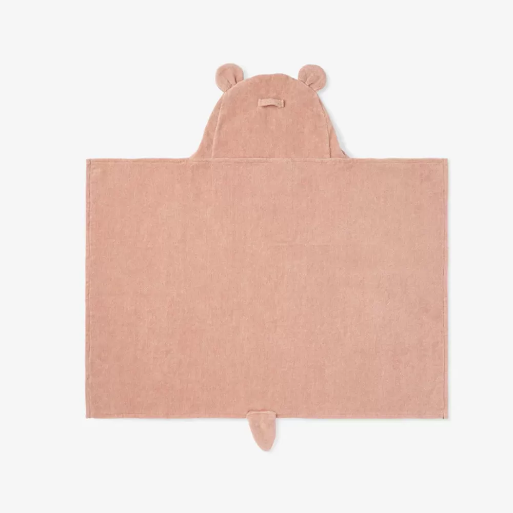 Elegant Baby Bath Wrap - Rust Bear