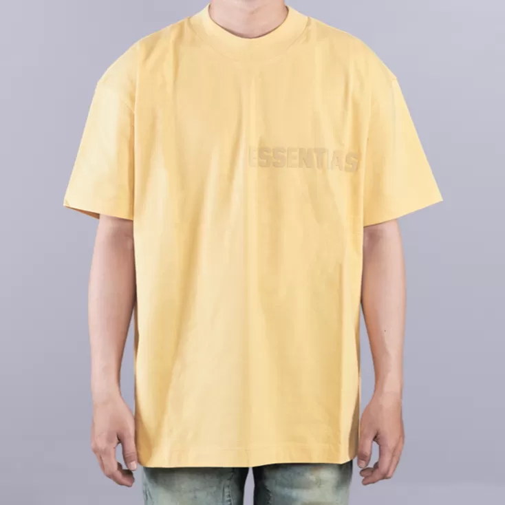 FEAR OF GOD Essentials Applique Logo Tee Tusca