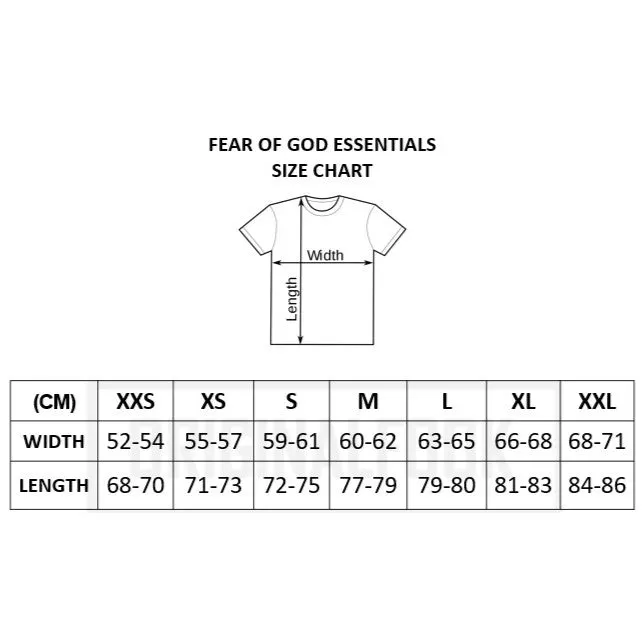 FEAR OF GOD Essentials Applique Logo Tee Tusca