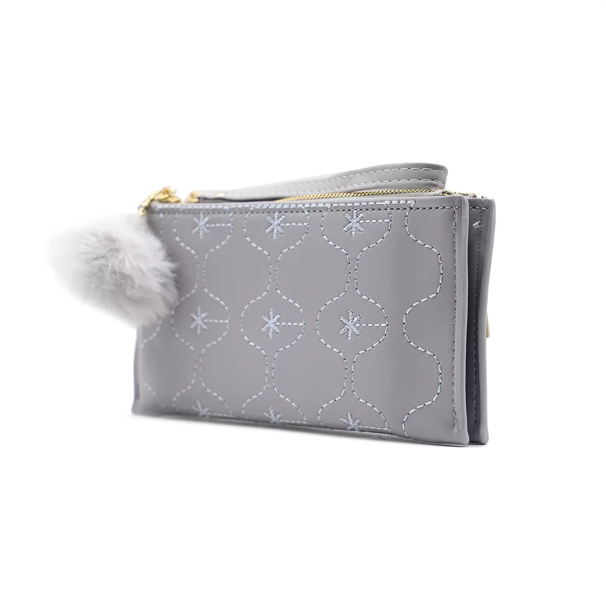 Grey Casual Wallet W00W00027