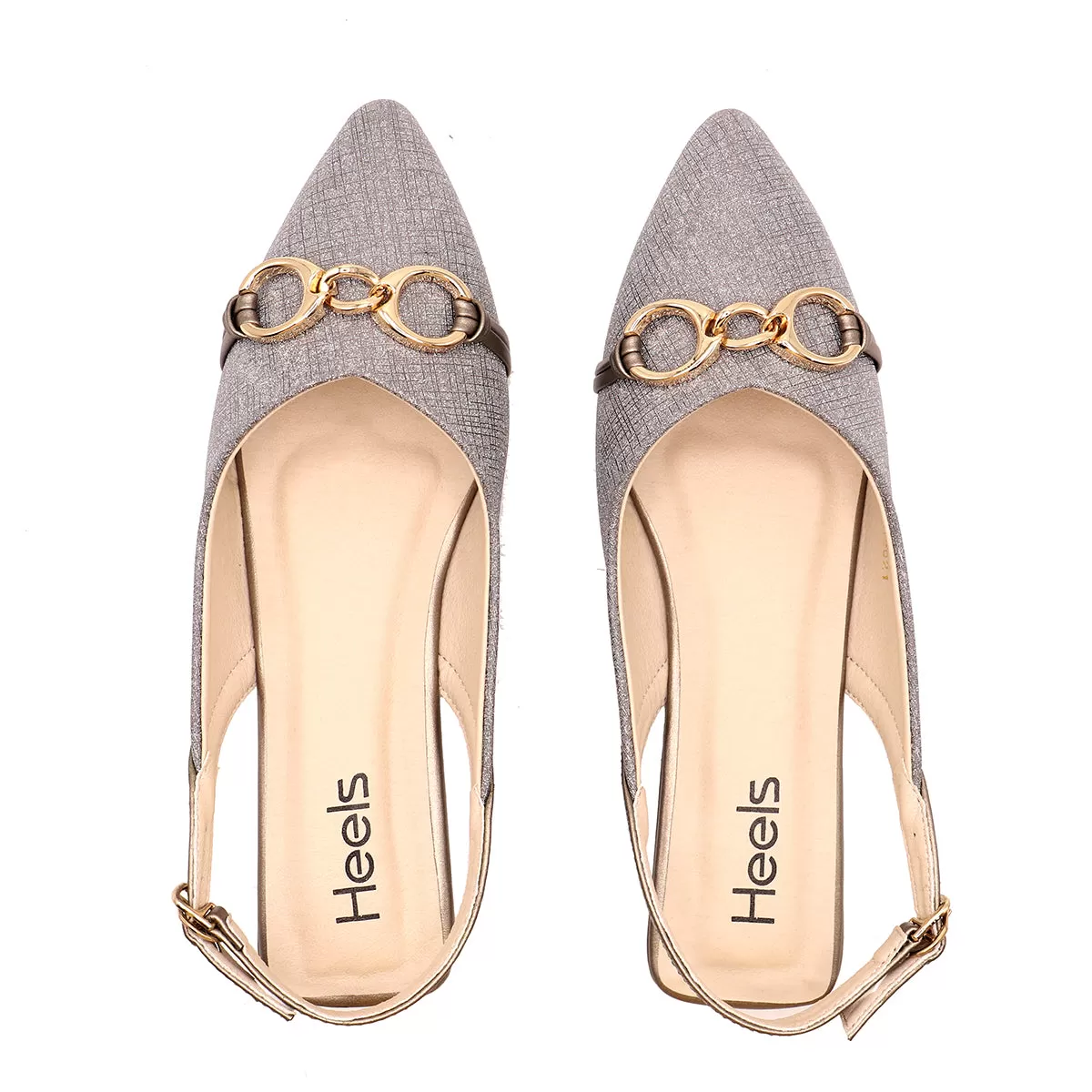 Grey Formal Sling Back 012021