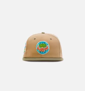 Houston Astros 59Fifty Mens Fitted Hat - Beige