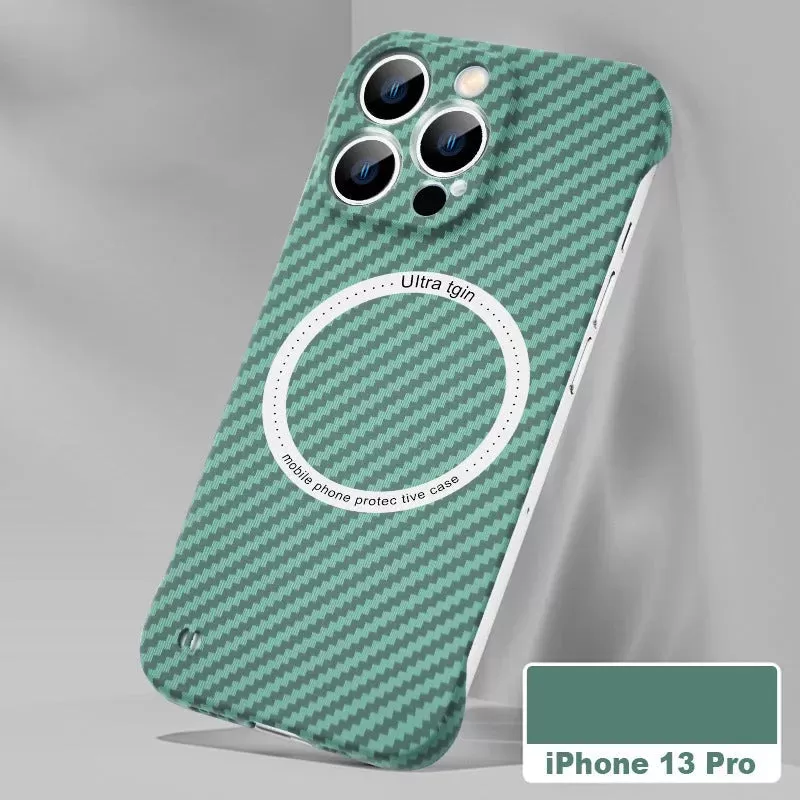 iPhone 13 Pro Max Carbon Fiber Magnetic Case 18549