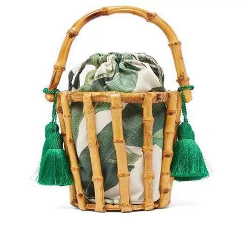 Jacinda Handmade Bamboo Bag