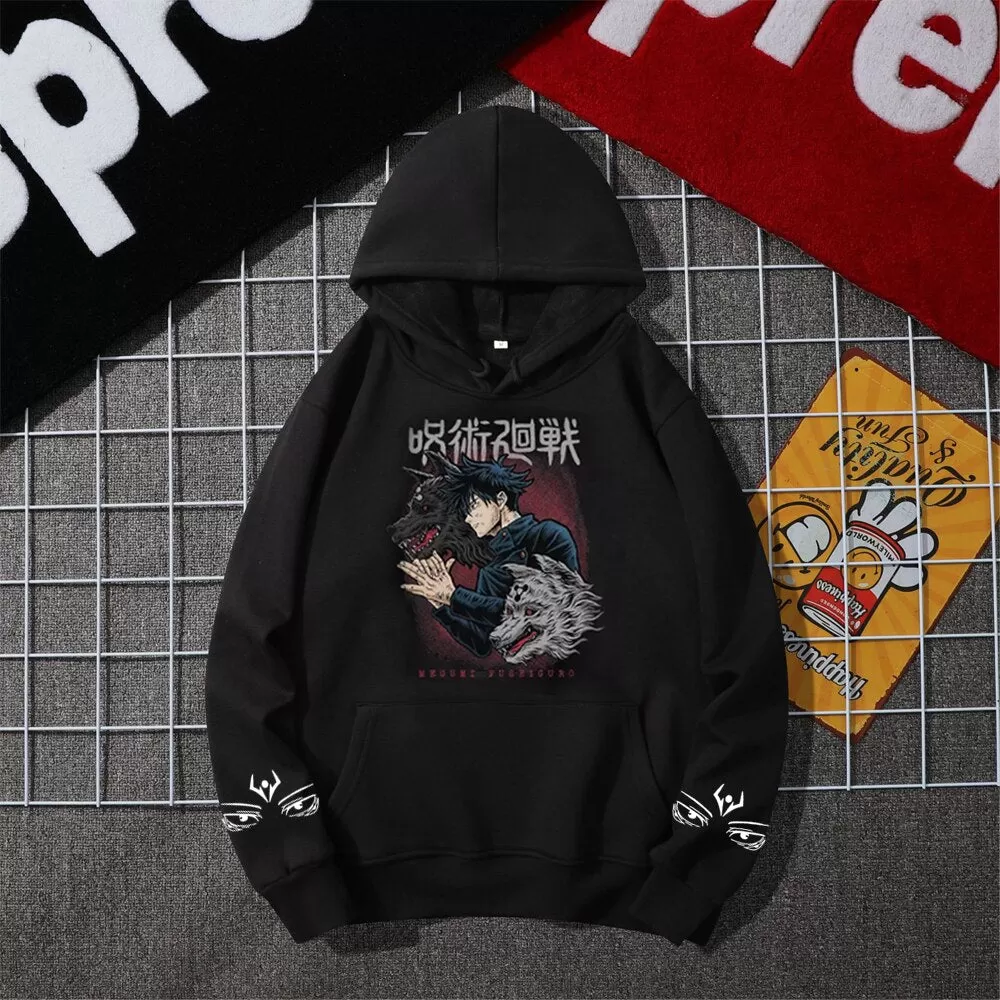 Jujutsu Kaisen Hoodie - Casual Oversized Sweatshirt with Yuji Itadori Print