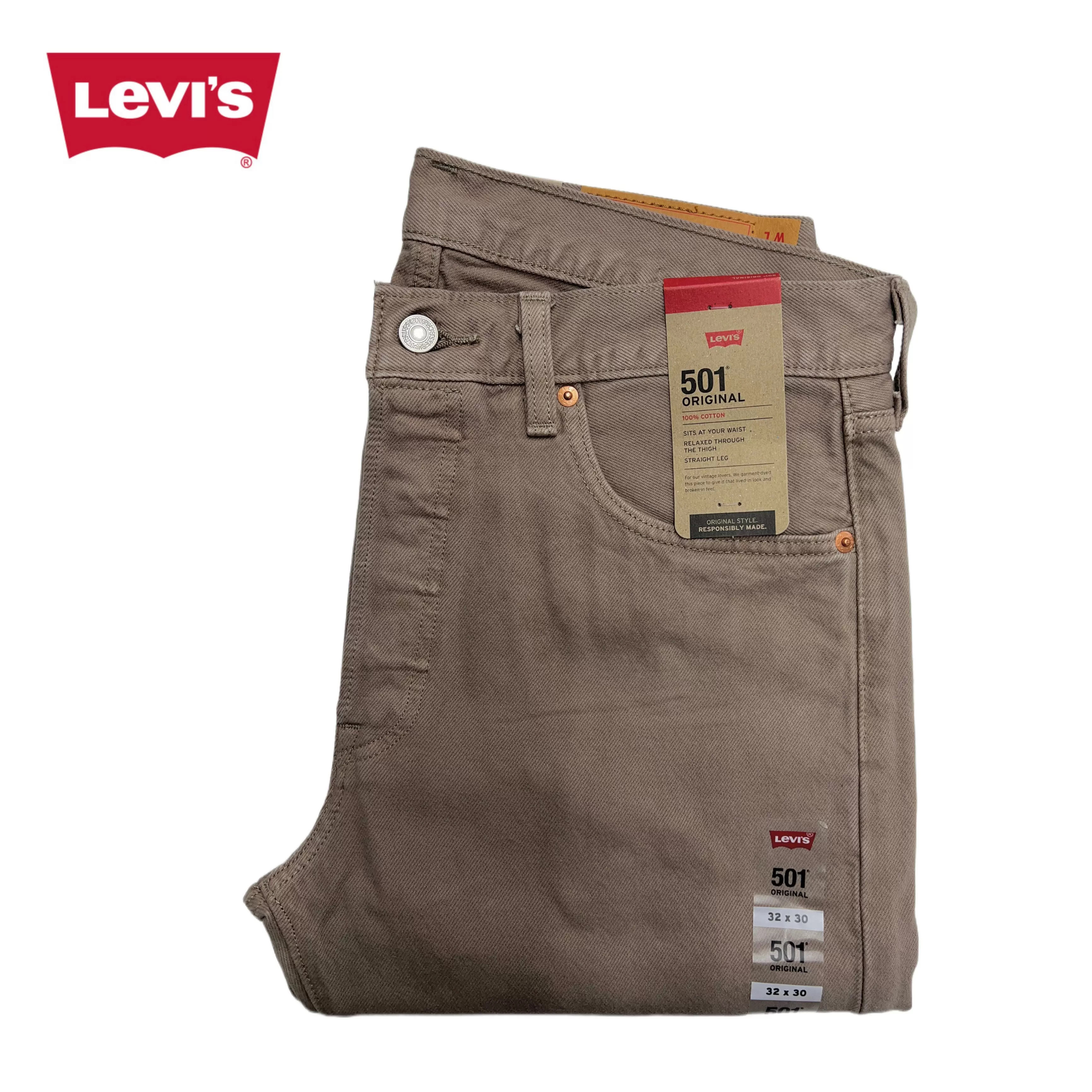 Levi's 501 Washed Khaki - 3400