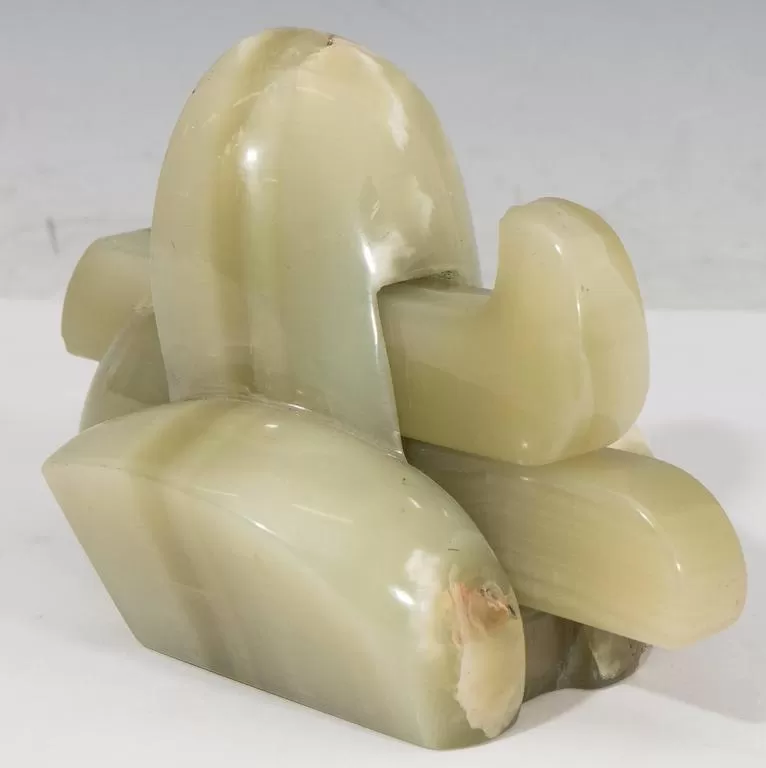 Light Green Onyx Decorative Desk Puzzle