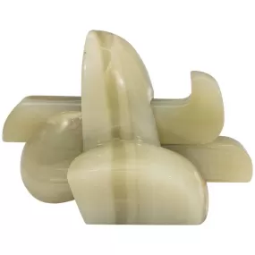 Light Green Onyx Decorative Desk Puzzle