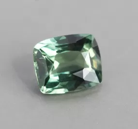 Loose 1.40 Ct Cushion Green Sapphire