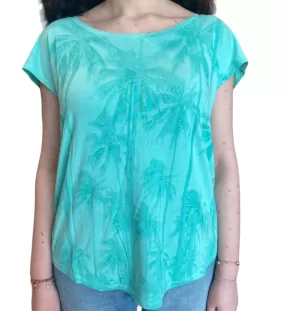 Lotto Women's T-shirt Tee Palm W II 219474 1CZ beach green