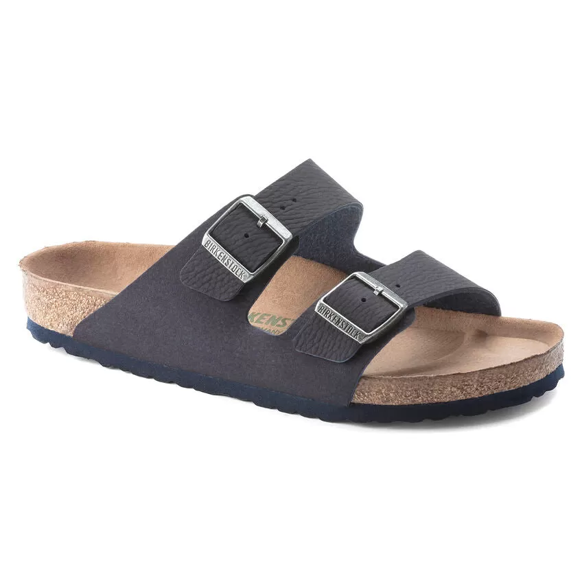 Men's Birkenstock | Arizona Vegan | Desert Dust Indigo Blue