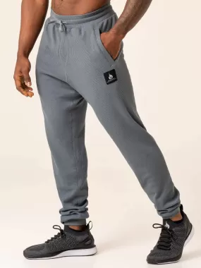 Men's Waffle Lounge Pants - Steel Blue