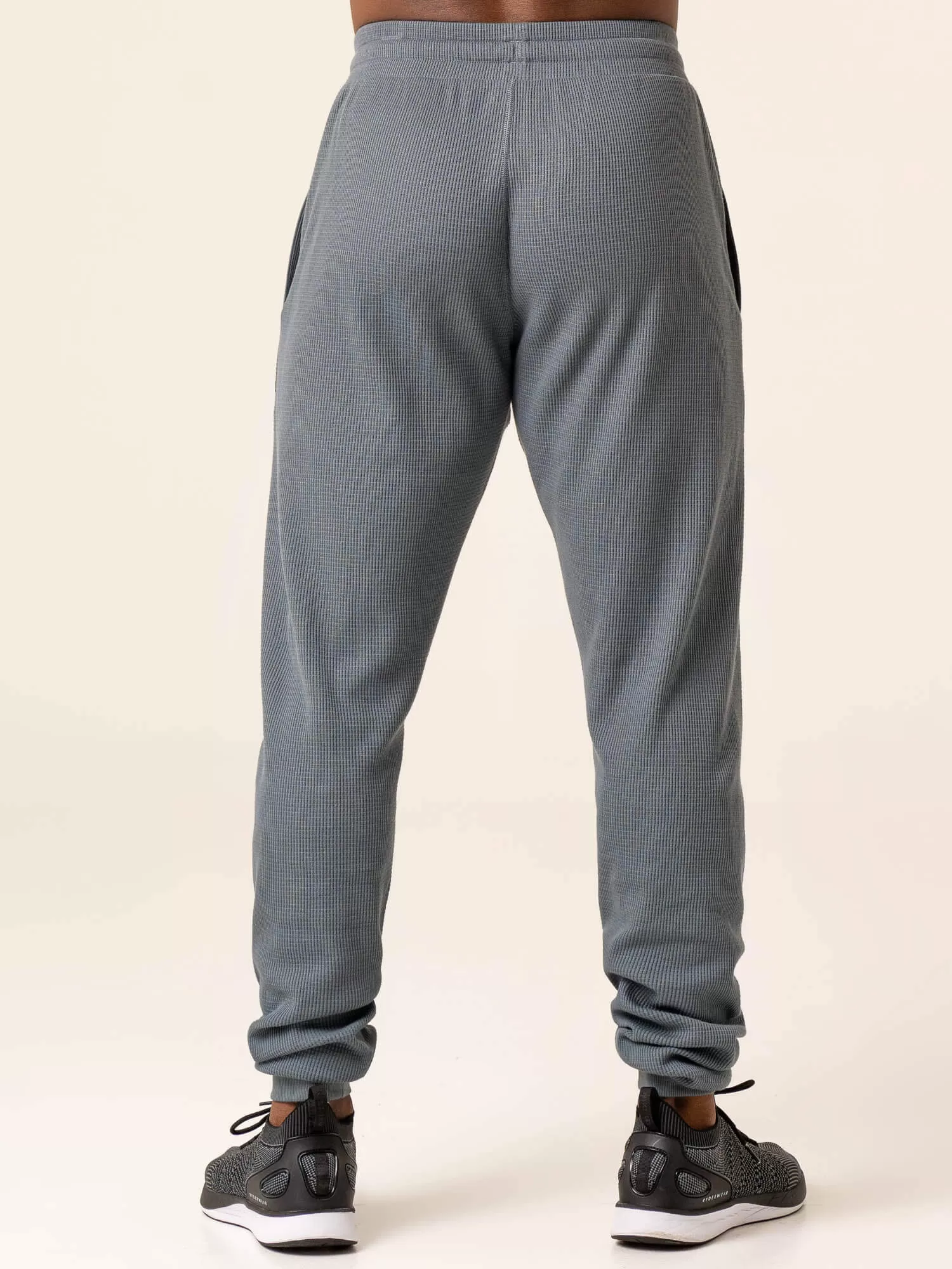 Men's Waffle Lounge Pants - Steel Blue