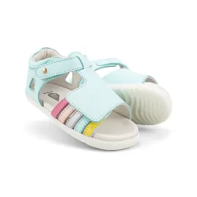 Mist and Dusk Pearl Rainbow Mirror Sandals Step Up