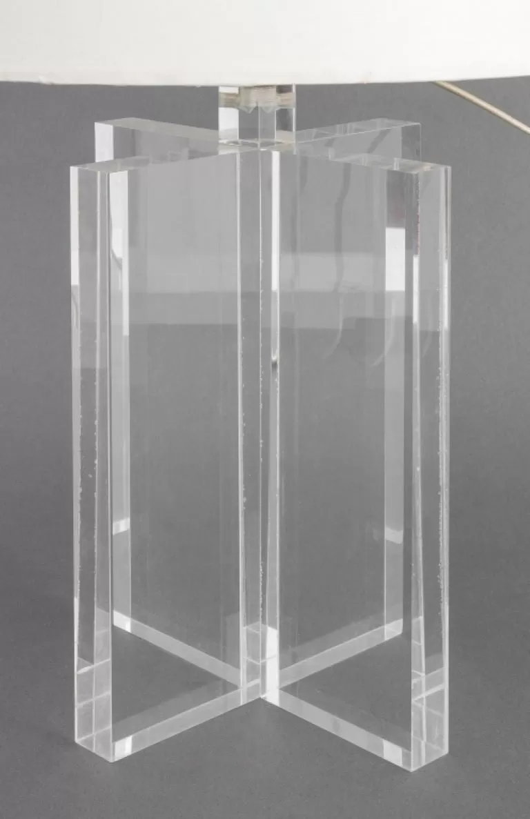 Modern Rectangular Acrylic Table Lamp