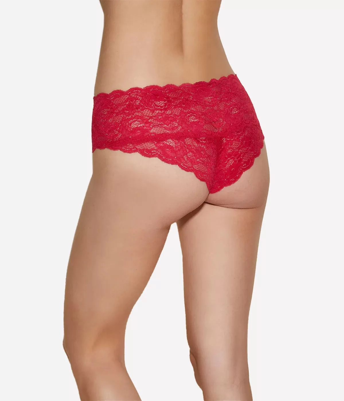 Naughtie Low Rise Boyshort in Mystic Red