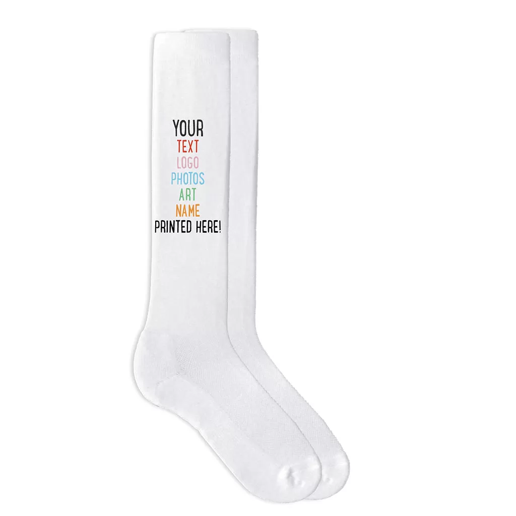 ON SALE - SAVE 30% on Custom Printed Sport Knee High