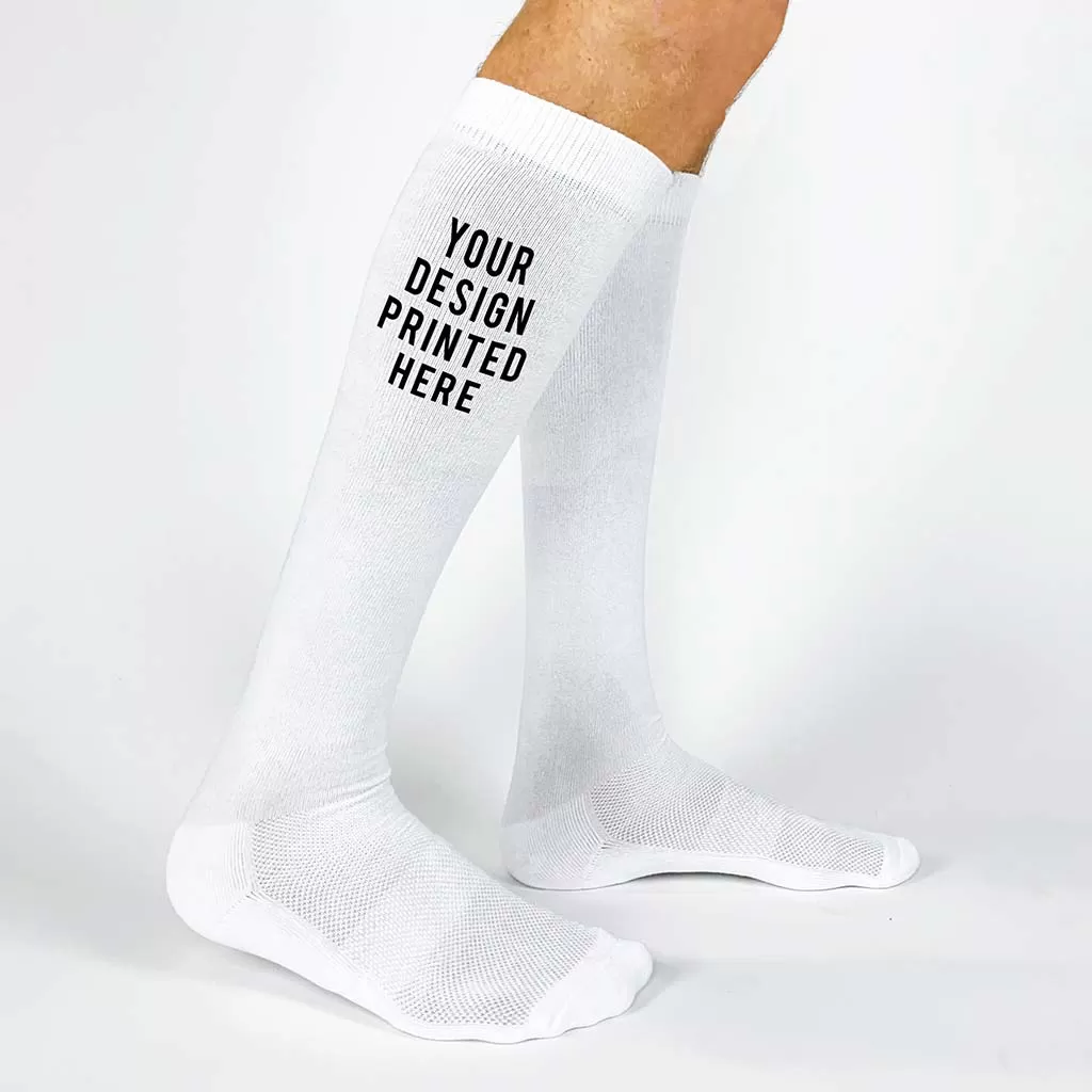 ON SALE - SAVE 30% on Custom Printed Sport Knee High