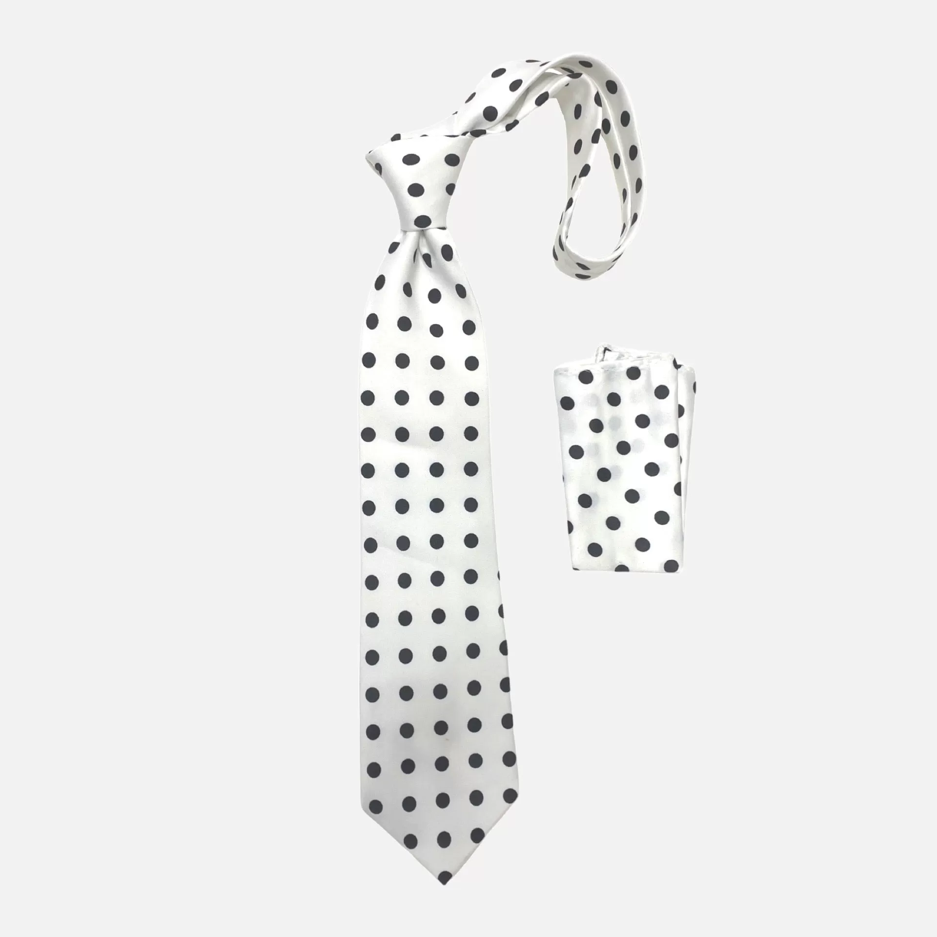 Polka Dot Tie and Hanky Set