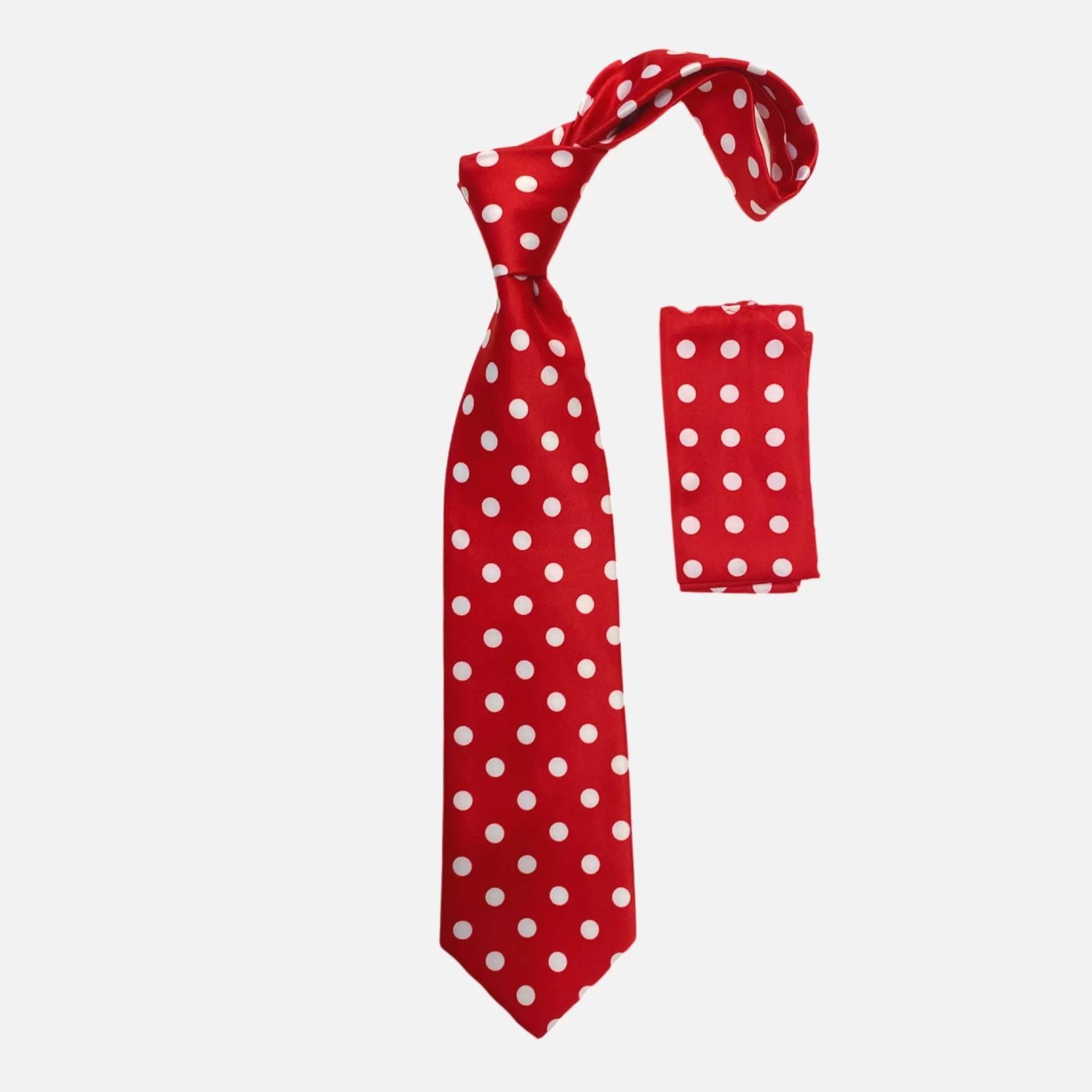 Polka Dot Tie and Hanky Set