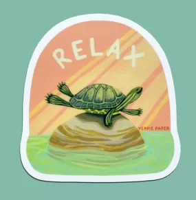 Relax Turtle Sticker