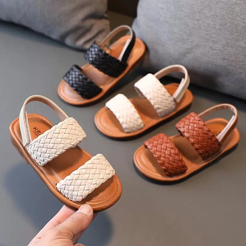 Retro Weave Sliders TF314 Toddler Casual Shoes for Girls and Children Sandals