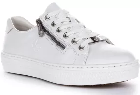 Rieker L59L1-83 In White Trainers For Women