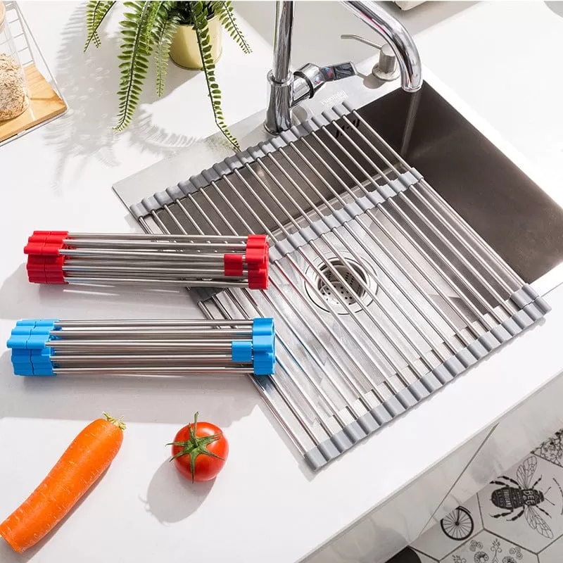 Scalable Drain Rack Dish Drying Sink Rack