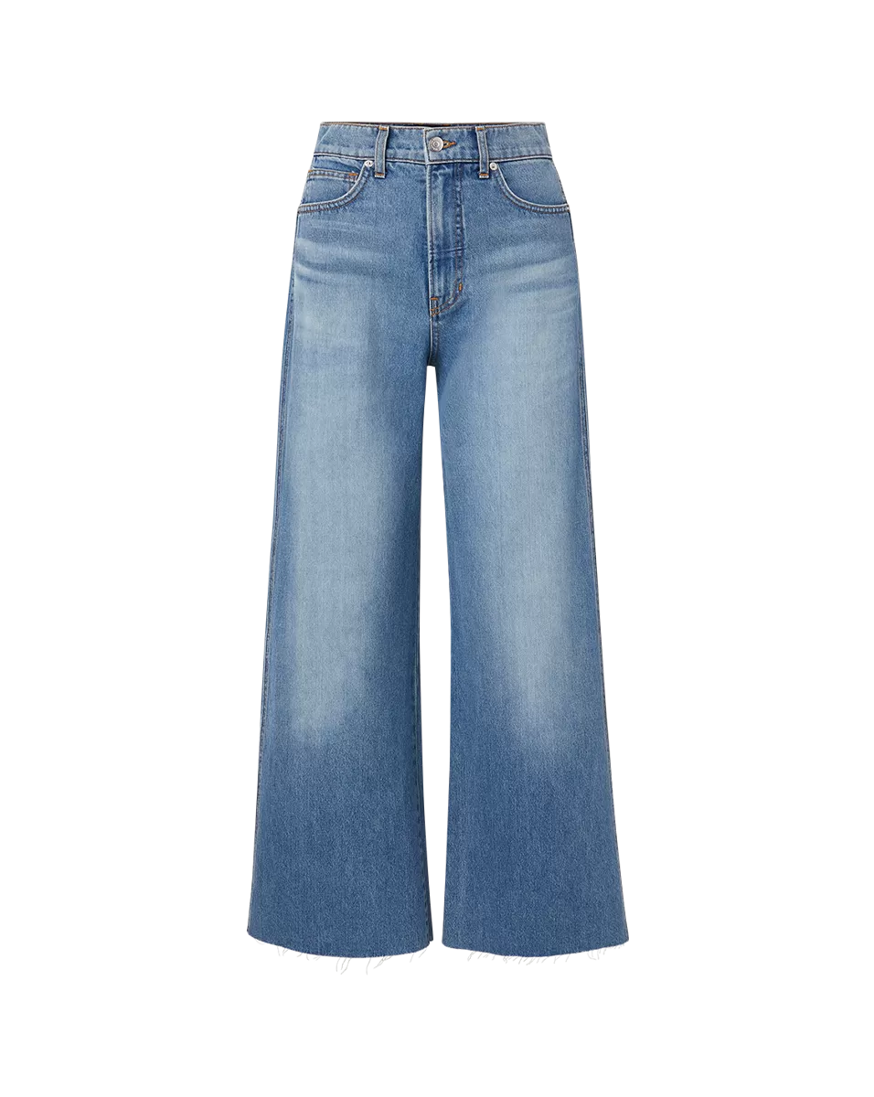 Taylor Cropped Wide-Leg Jean