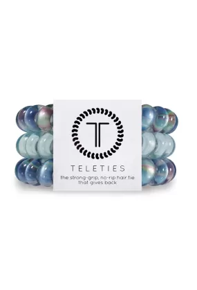 TELETIES Large Hair Ties - Skyway