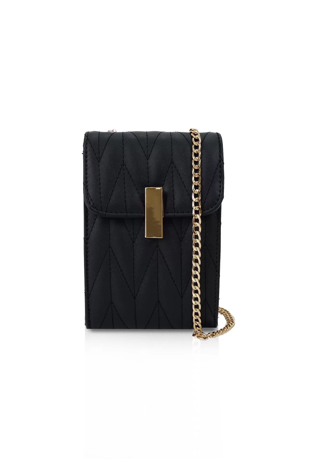 VOIR Elongated Quilted Chain Bag