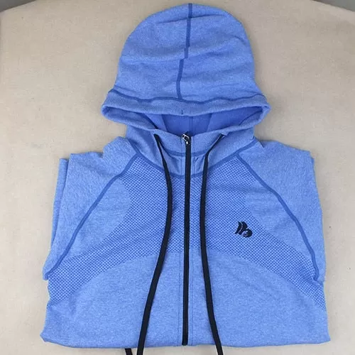 Women Sport Jacket Quick-dry Long-sleeved Running Gym Sweatshirt Cloth Fitness Zipper Jacket Outerwear